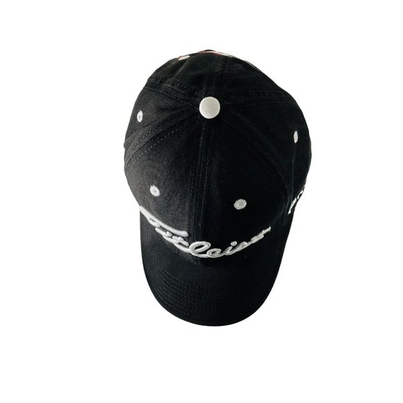 Titleist FJ Pro V1 Logo Golf Baseball Cap Hat Adjustable Black White Embroidered - Picture 6 of 12